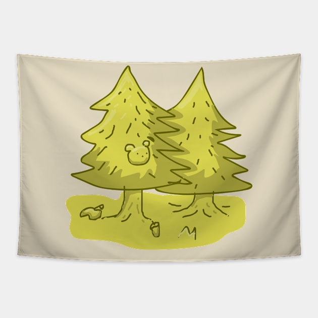 Butter Trees Tapestry by Baddy's Shop