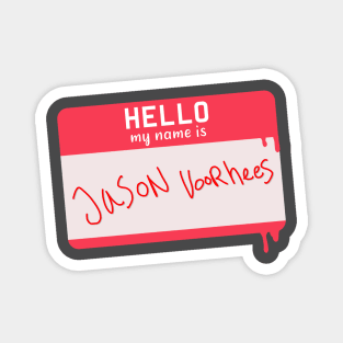 Halloween Name Tag - Jason Voorhees Magnet