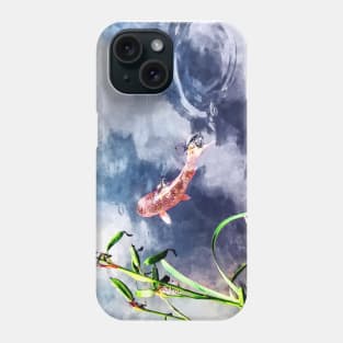 Fish - Koi in Swirling Water Phone Case