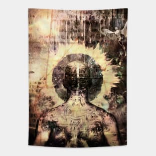 Burning aura Tapestry