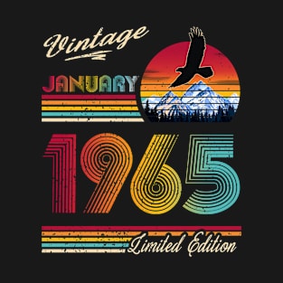 January 1965 Birthday T-Shirt