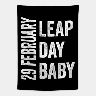 Leap Day Baby Grunge Tapestry