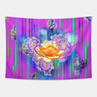 Orange gold bloom Tapestry