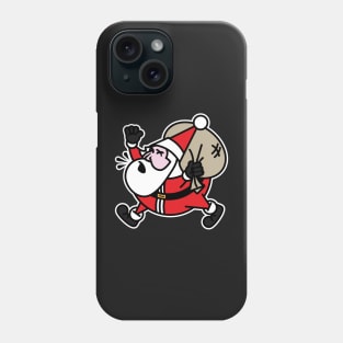 Santa Claus in his bag Phone Case