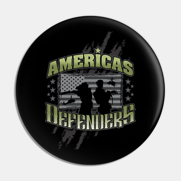 AMERICAS DEFENDERS Pin by razrgrfx