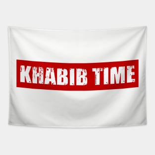 Khabib Time Cool Font Tapestry