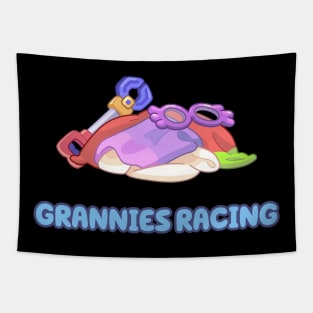 Grannies Racing Tapestry