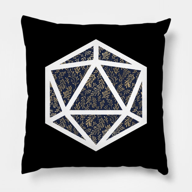 D20 Decal Badge - Cunning Pillow by aaallsmiles