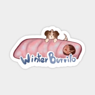 Winter Burrito Magnet
