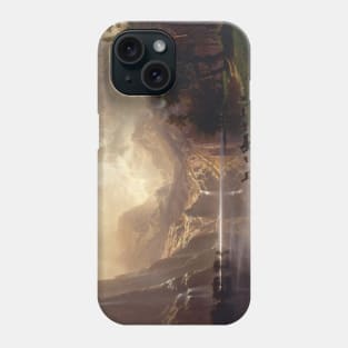 Among the Sierra Nevada, California by Albert Bierstadt Phone Case