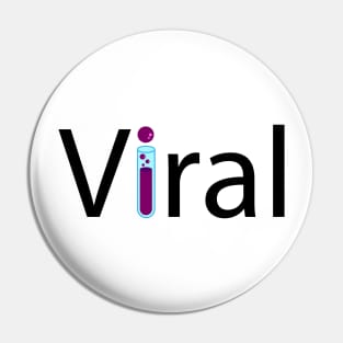 Viral artistic typography design Pin