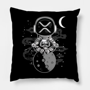 Astronaut Ripple XRP Coin To The Moon Crypto Token Cryptocurrency Wallet Birthday Gift For Men Women Kids Pillow