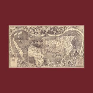 Waldseemüller’s 1507 Map T-Shirt