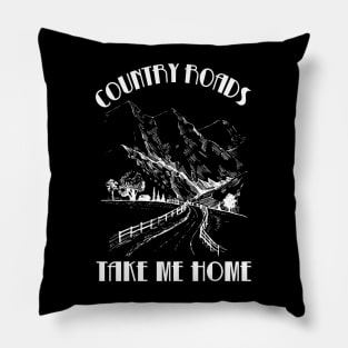 Country Boy at Heart - Embrace John's Soulful Music on a T-Shirt Pillow