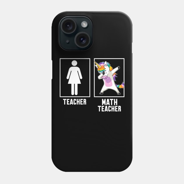 Teacher vs Math teacher Phone Case by Work Memes