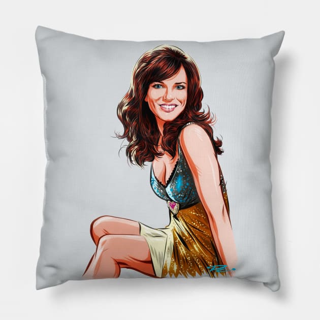 Martina McBride - An illustration by Paul Cemmick Pillow by PLAYDIGITAL2020