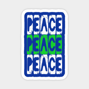 World Peace Anti War Save Lives Magnet