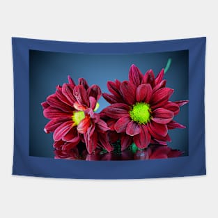 Maroon Flowers Tapestry