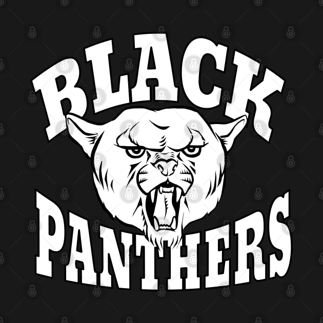 Black panther mascot by Generic Mascots