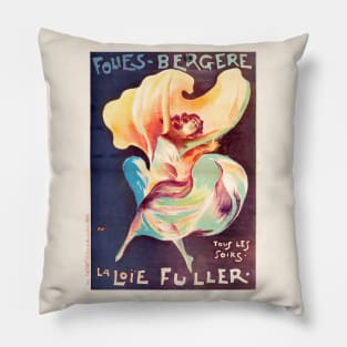 La Loie Fuller, Folies-Bergere, 1897 Pillow