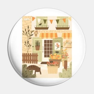 Flower shop street view Pin