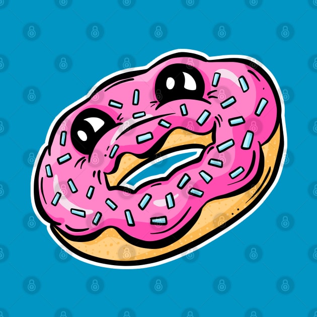 The Pinky Thunder Doughnut Cartoon by Squeeb Creative