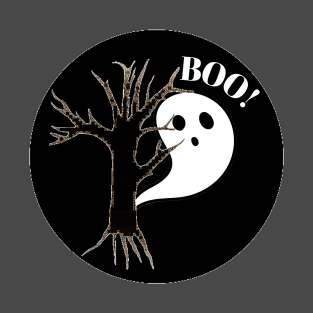 Ghost Behind The Tree T-Shirt