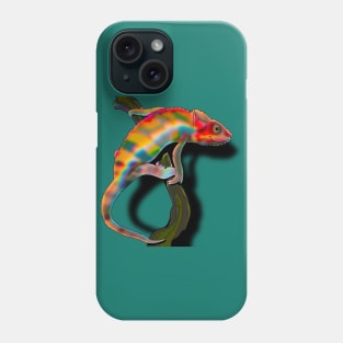 Panther chameleon Phone Case