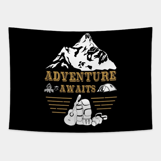Adventure awaits Tapestry by designbek