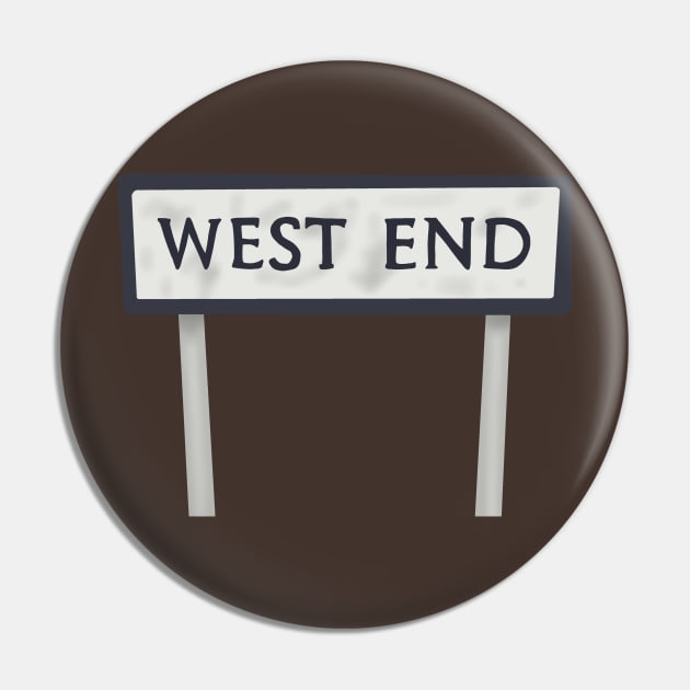 West end Pin by Becky-Marie