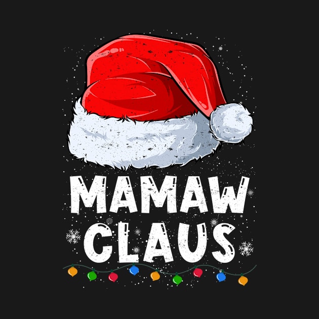 Mamaw Claus Christmas Santa Family Matching Pajama by tabaojohnny