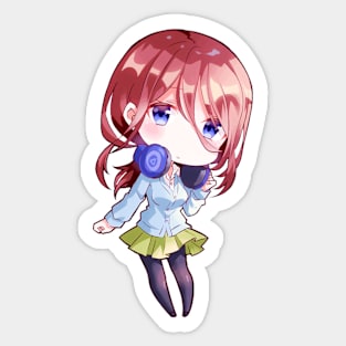 Miku nakano - 5 toubun no hanayome Sticker for Sale by ice-man7