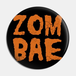 Halloween Zombae Zombie Couples Pin