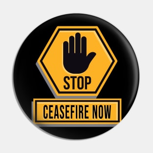 Ceasefire Now Pin