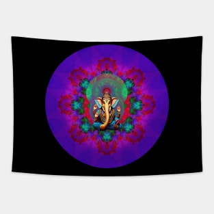 Mandala Magic - Ganesha's Delight Tapestry