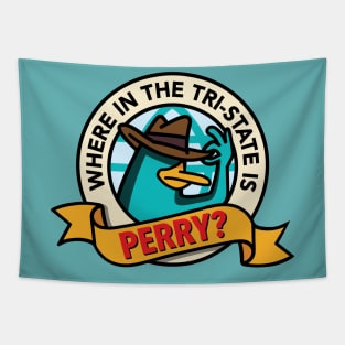 Where in the Tri-State is Perry? (Teal) Tapestry