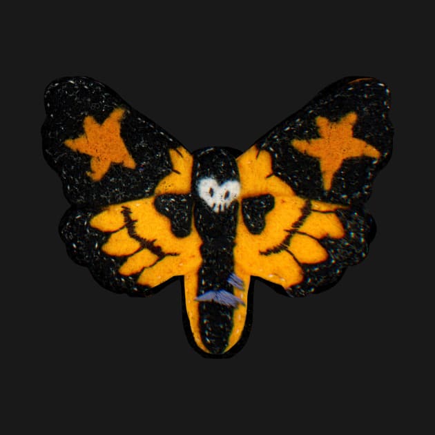 Death’s Head Hawkmoth But Make It Cuter by artofannabellepullen