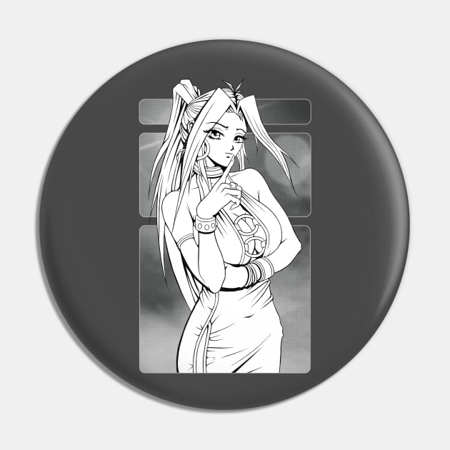 Japanese Manga Girl Pin by bomazu