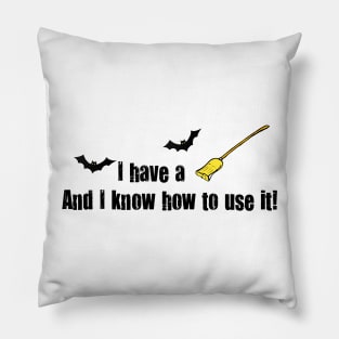 Broomstick Pillow