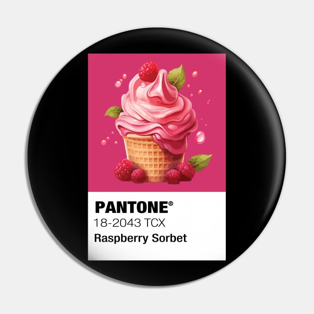 Raspberry Sorbet Pin by vectrus