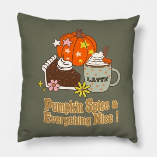 Pumpkin Spice and Everything Nice graphic Pillow