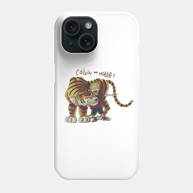 calvin and hobbes Phone Case by Vanzan