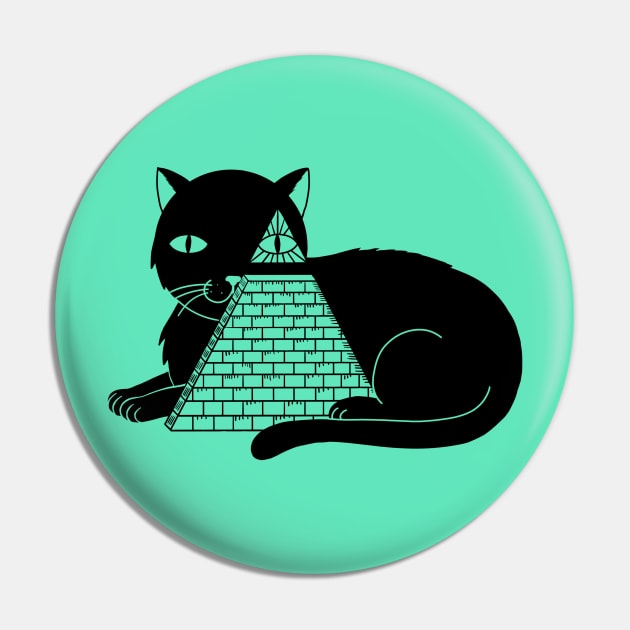 cat illuminati Pin by coffeeman