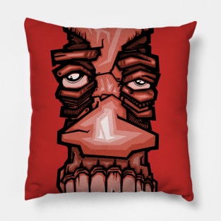 red face Pillow