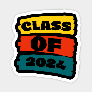 VIBRANT CLASS OF 2024 Magnet