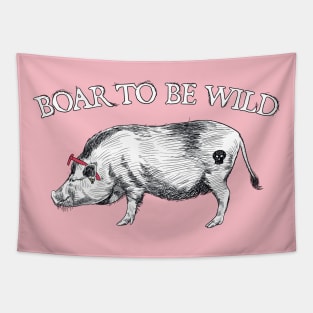 Boar to be wild Tapestry