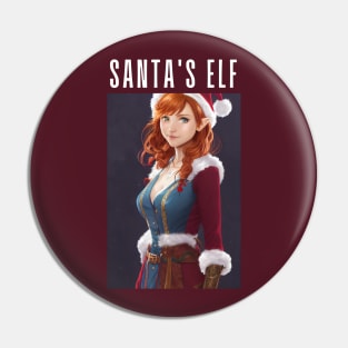 Santa's Elf - Anime - Christmas Fantasy Pin