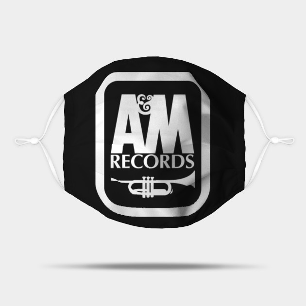 A&M RECORDS T-SHIRT Defunct Record Label Shirt - Black Version