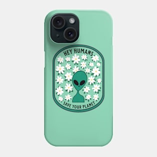 Front and Back Alien Phone Case