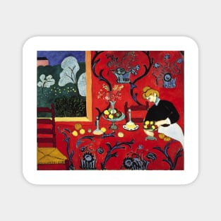 Harmony in Red - Henri Matisse Magnet